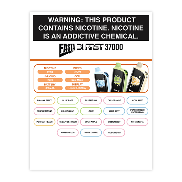 FASTA Burrst 37K Lamination