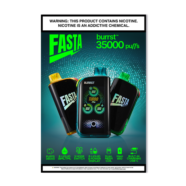 Fasta Burrst 35000 - Poster