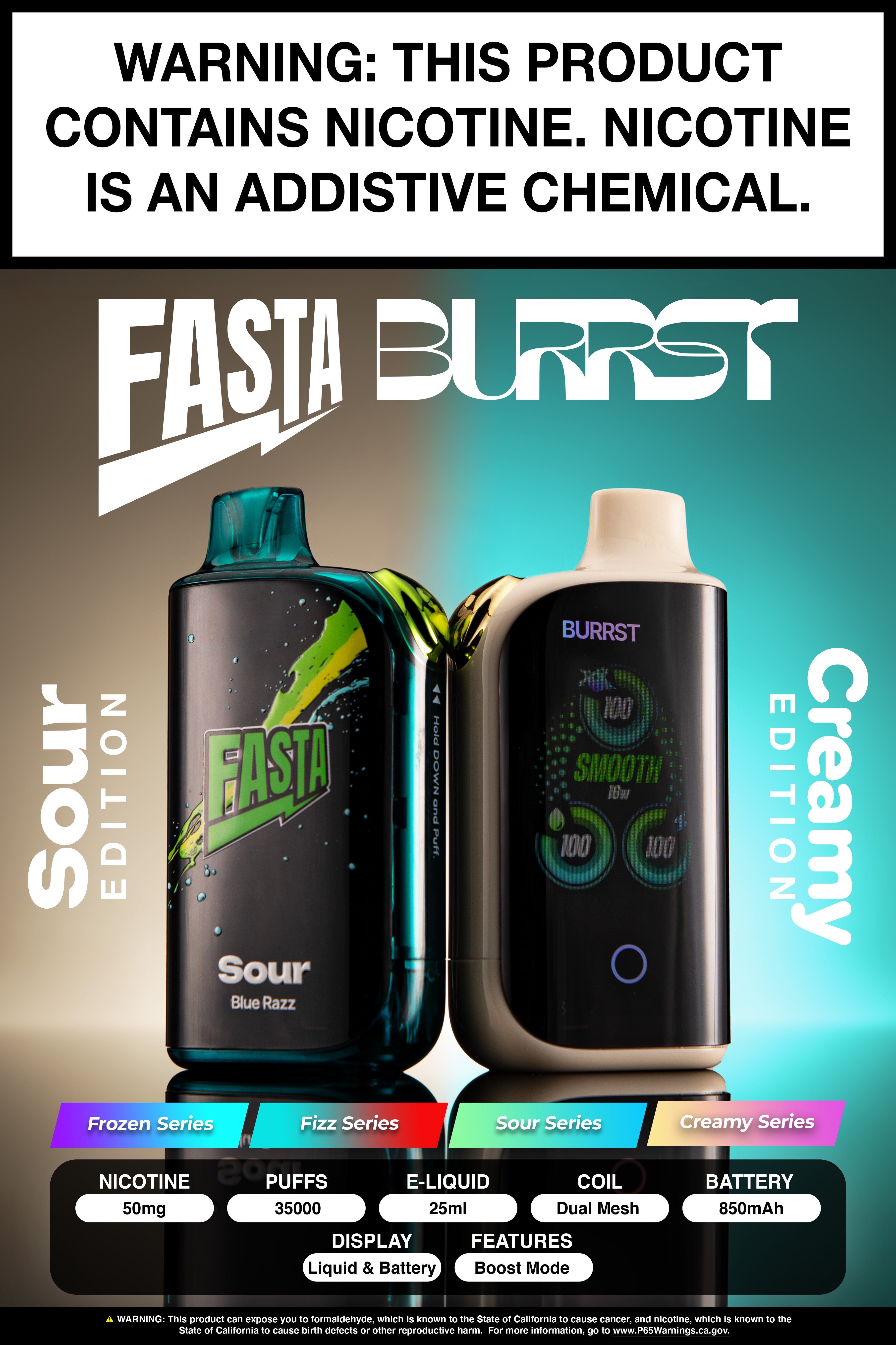Fasta Burrst 35000 - Poster