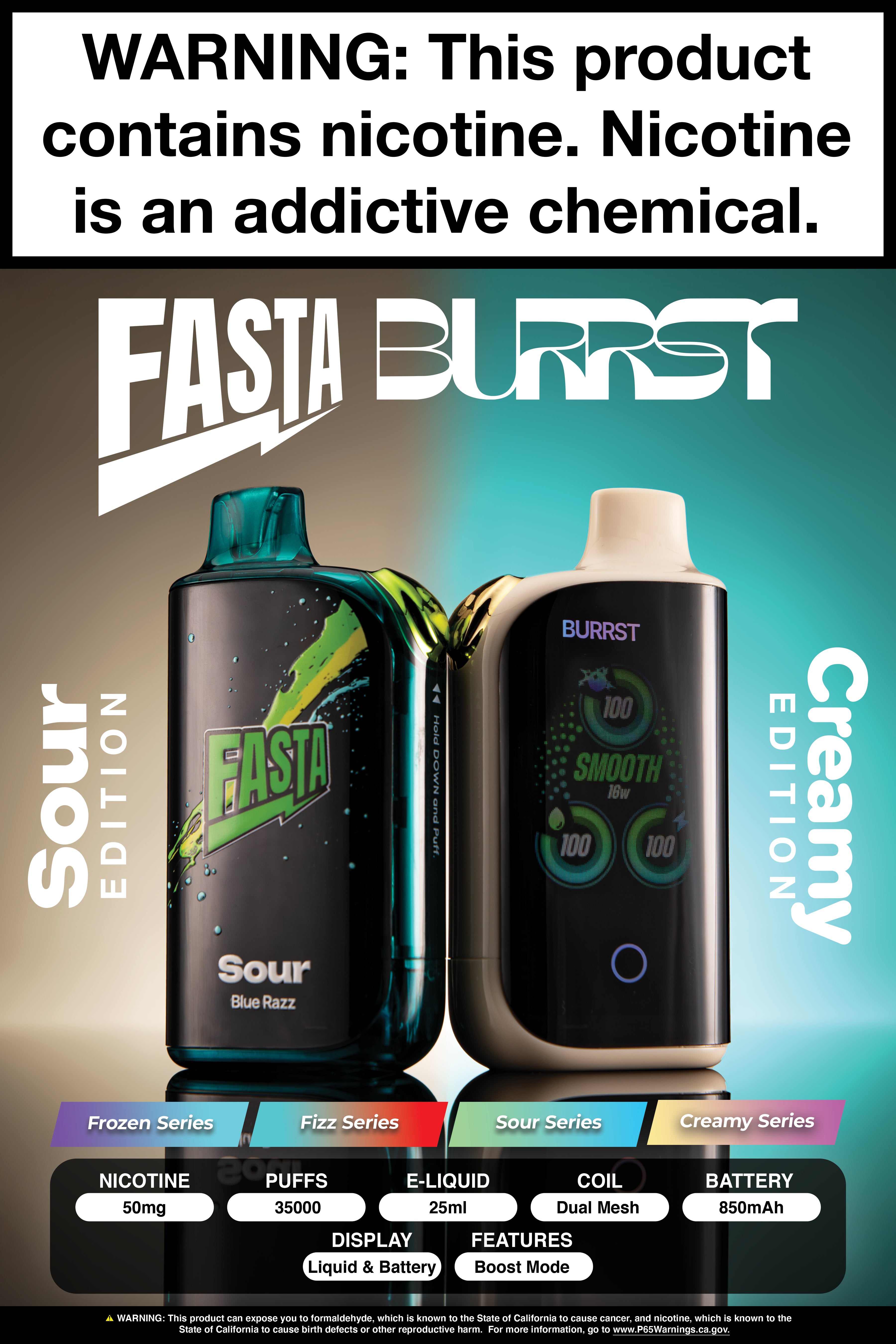 Fasta Burrst 35000 - Poster