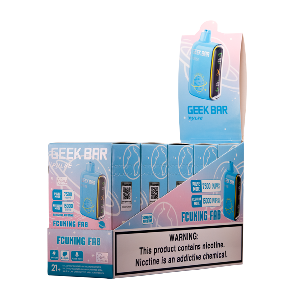 Fcucking FAB Geek Bar Pulse Wholesale Vapes 5-Pack