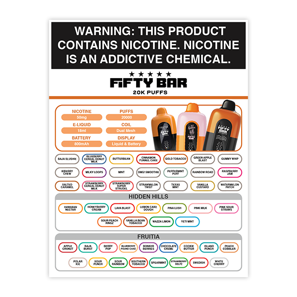 Fifty Bar 20k Lamination