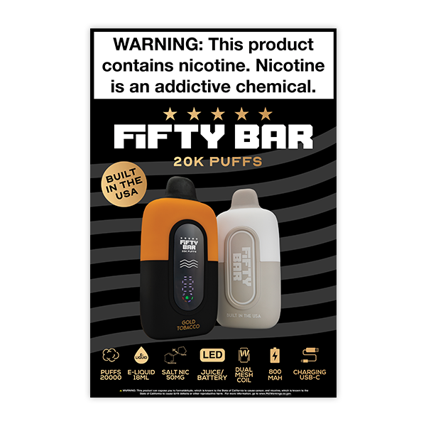 Fifty Bar 20K Poster
