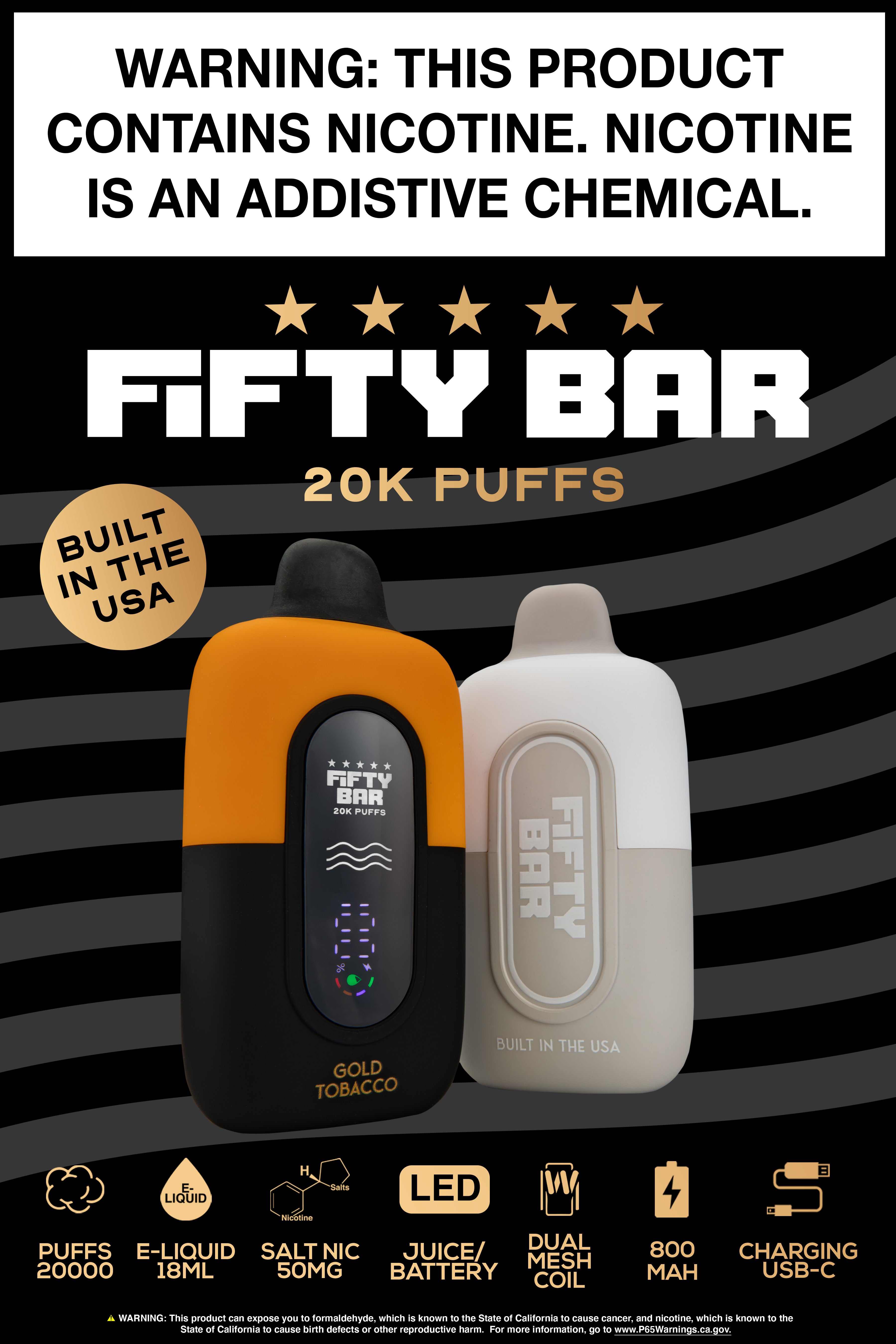 Fifty Bar 20K Poster