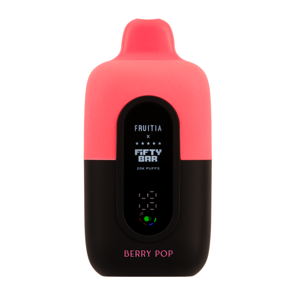 Berry Pop FRUITIA X Fifty Bar 20K for Wholesale