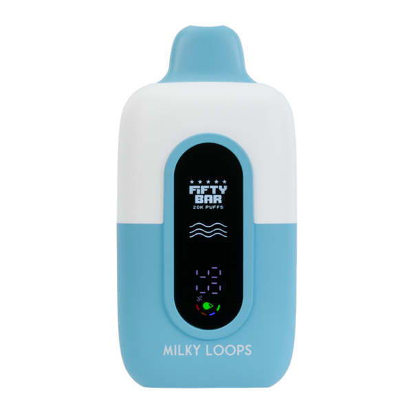 Milky Loops FIFTY BAR 20K Nixodine for Wholesale