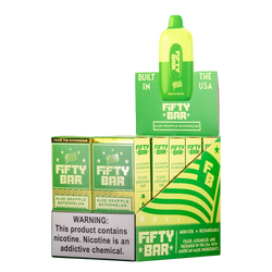 Aloe Grapple Watermelon Fifty Bar Vape 10-Pack Wholesale