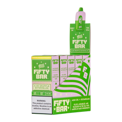 Aloe Grapple Watermelon Fifty Bar Vape 5-Pack Wholesale