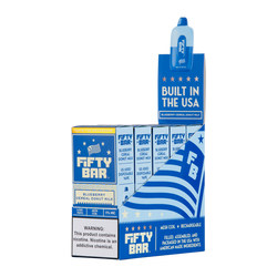 Blueberry Cereal Donut Milk Fifty Bar Vape 5-Pack for Wholesale