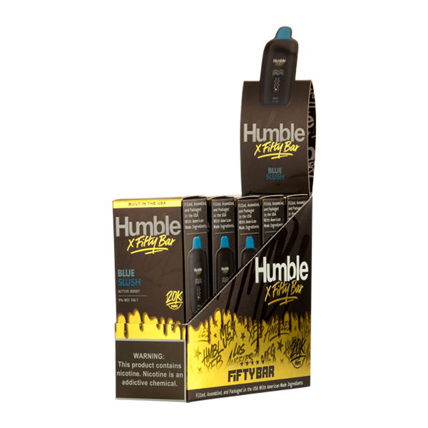 Blue Slush HUMBLE X Fifty Bar 20K Vapes for Wholesale