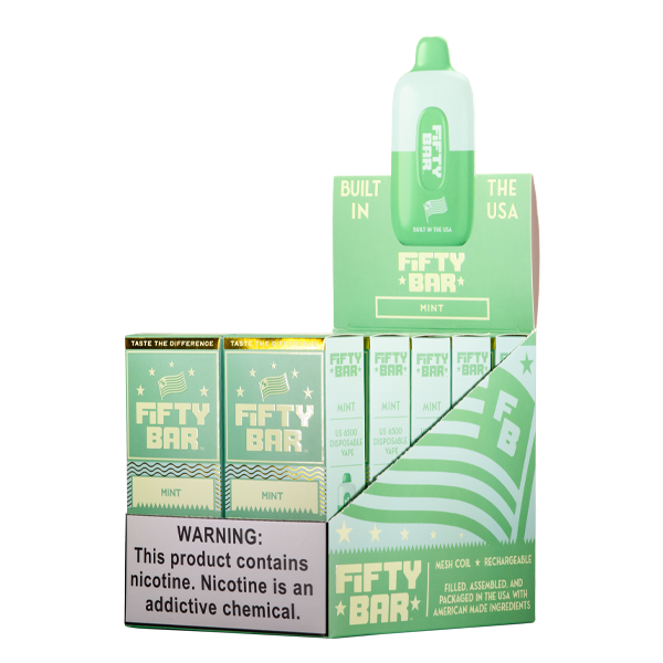 Mint Fifty Bar Vape 10-Pack for Wholesale