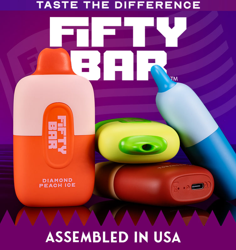 Fifty Bar Mobile Homepage Banner