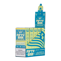 Pacific Cooler Fifty Bar Vape 5-Pack for Wholesale