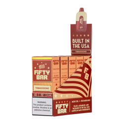 Tobaccocino Fifty Bar Vape 5-Pack for Wholesale