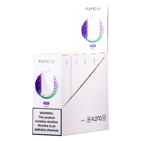 Grape Flonq Max Wholesale Vape 5-Pack