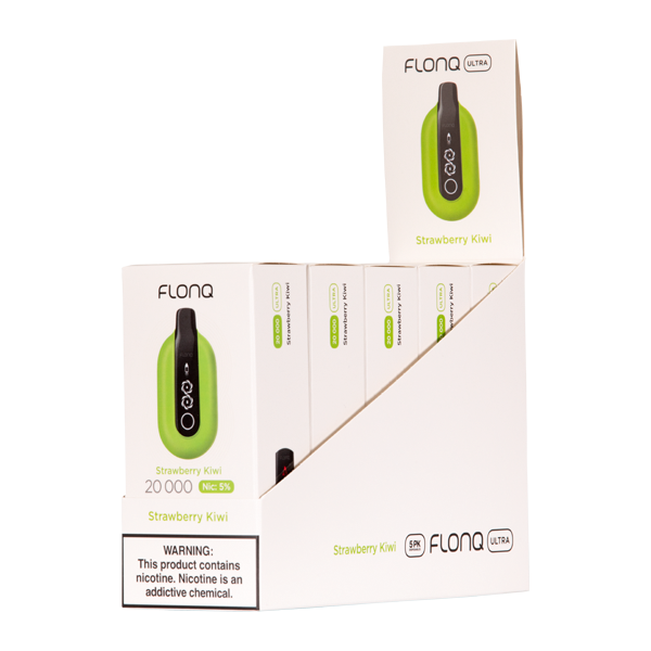 Strawberry Kiwi Flonq Ultra Vape 5 Pack