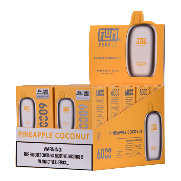 Pineapple Coconut FLUM Pebble Wholesale Vape MiPod Wholesale