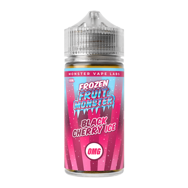 Black Cherry Ice MONSTER LABS Frozen Fruit Monster ZERO Nicotine 100ml for Wholesale