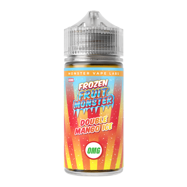 Double Mango Ice MONSTER LABS Frozen Fruit Monster ZERO Nicotine 100ml for Wholesale
