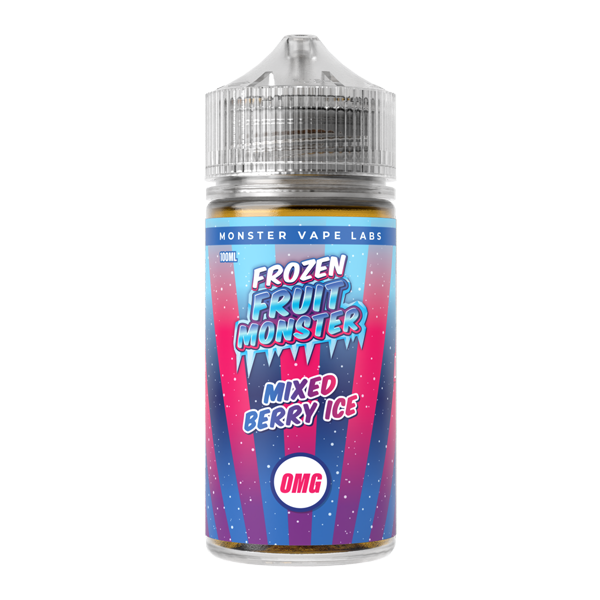 Mixed Berry Ice MONSTER LABS Frozen Fruit Monster ZERO Nicotine 100ml for Wholesale