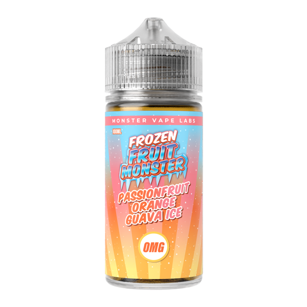 Passion Orange Guava Ice MONSTER LABS Frozen Fruit Monster Zero Nicotine 100ml for Wholesale