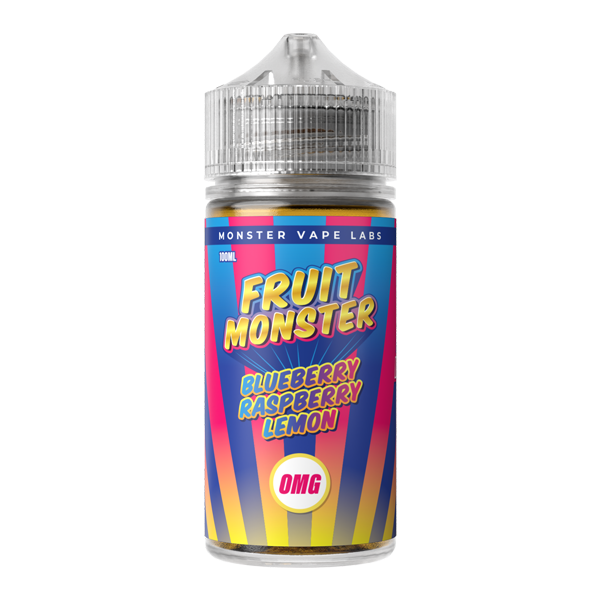 Blueberry Raspberry Lemon MONSTER LABS Fruit Monster ZERO Nicotine 100ml for Wholesale