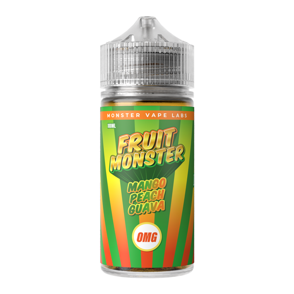 Mango Peach Guava MONSTER LABS Fruit Monster ZERO Nicotine 100ml for Wholesale