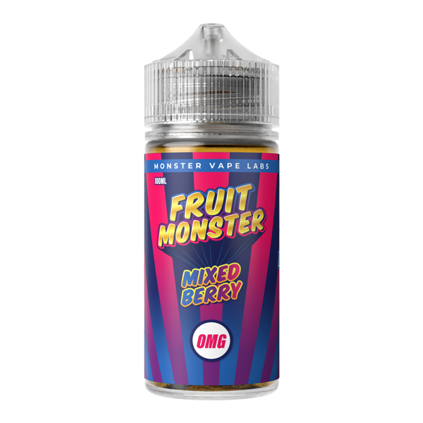 Mixed Berry MONSTER LABS Fruit Monster ZERO Nicotine 100ml for Wholesale