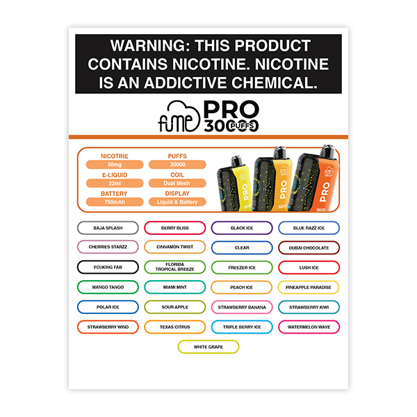 FUME PRO 30K Lamination