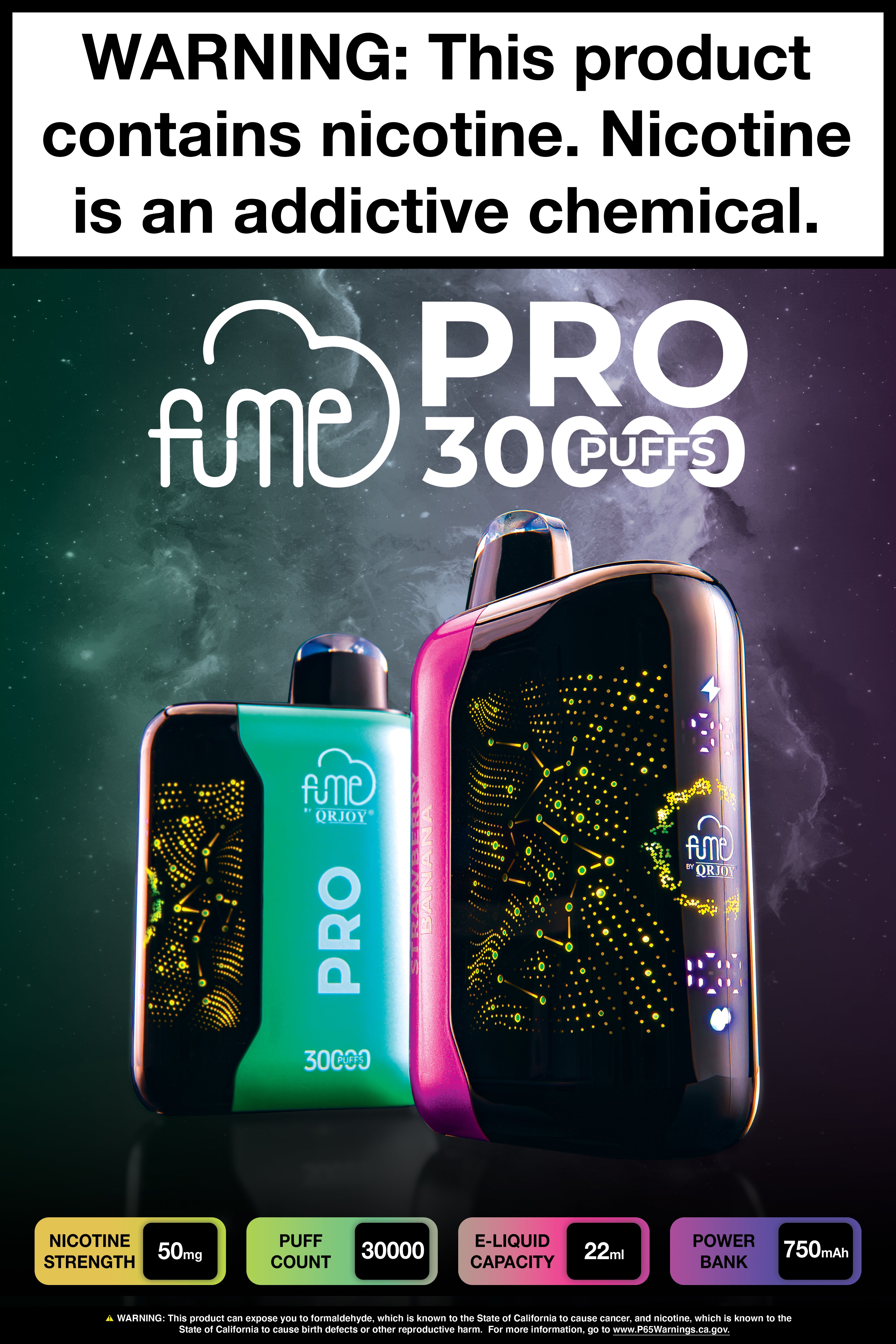 FUME PRO 30K Poster