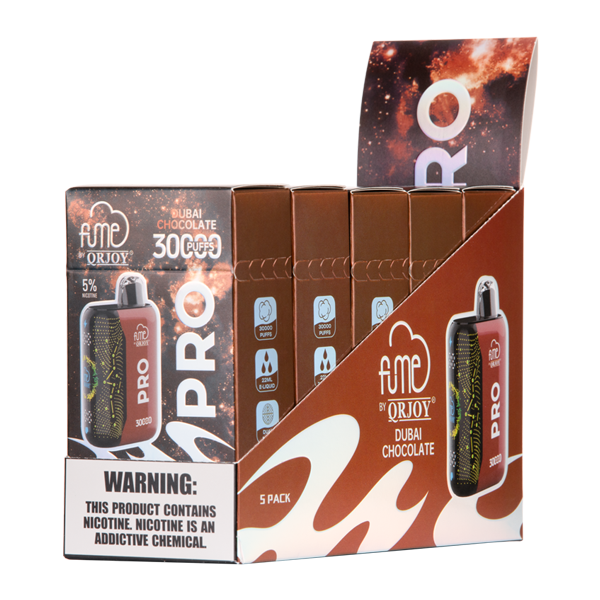 Dubai Chocolate Fume Pro 30K disposable for Wholesale