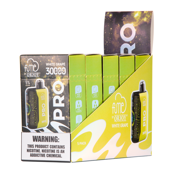 White Grape FUME PRO 30K disposables for Wholesale