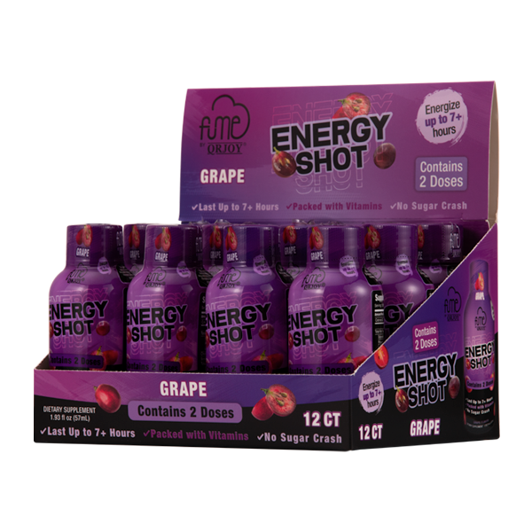 Grape FUME Energy Shots 2oz Display