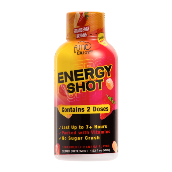 Strawberry Banana FUME Energy Shots 2oz