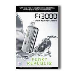 Funky Republic Fi3000 Vape Poster