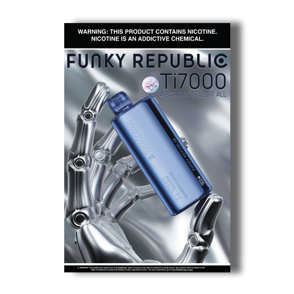 Funky Republic Ti7000 Poster for Retail Shop