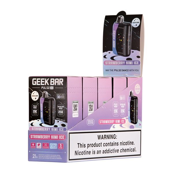 Strawberry Kiwi Ice Geek Bar Pulse X 25K (Meteor Edition)