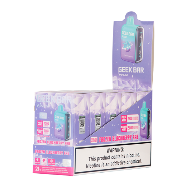 Frozen Blackberry Fab Geek Bar 5 Pack Wholesale Vapes