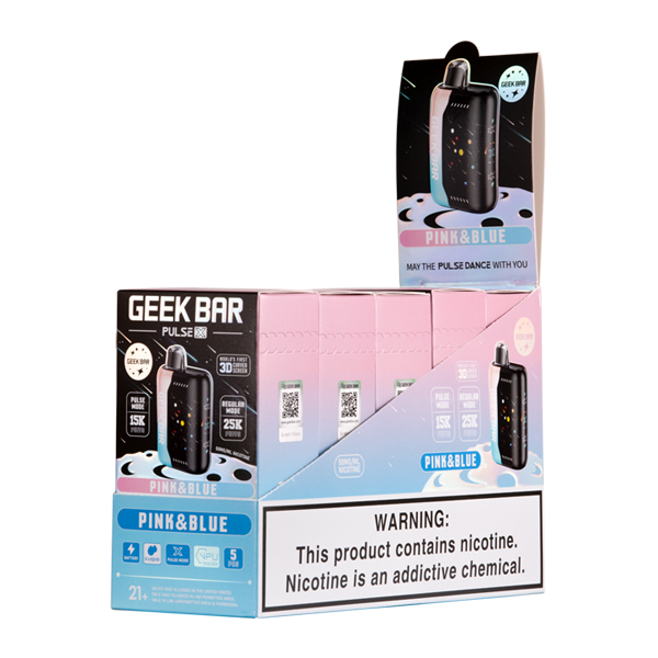 Pink & Blue Geek Bar Pulse X 25K (Meteor Edition)