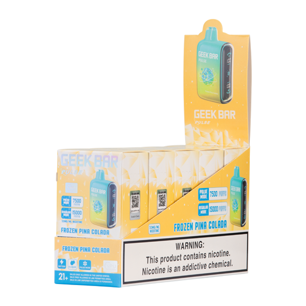 Frozen Pina Colada Geek Bar Pulse 5 Pack Wholesale Vapes