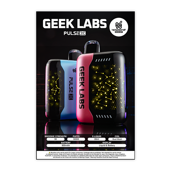 GEEK LABS Pulse X 50K Nixodine Poster