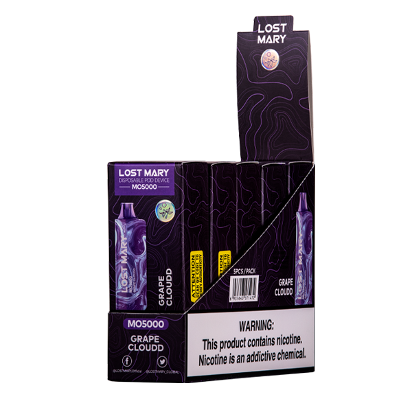 Grape Cloudd (Grape Jelly)  Lost Mary MO5000 Vape 10pk Wholesale