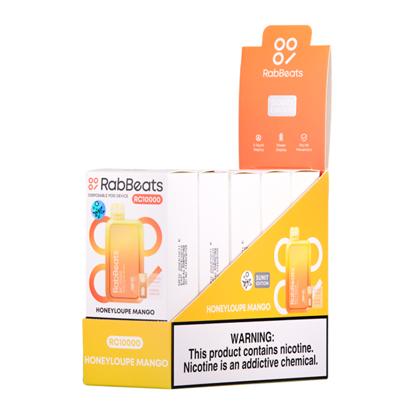 HoneyLoupe Mango RabBeats RC10000 5-Pack for Wholesale