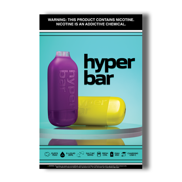 Hyper Bar Poster 12"x18"