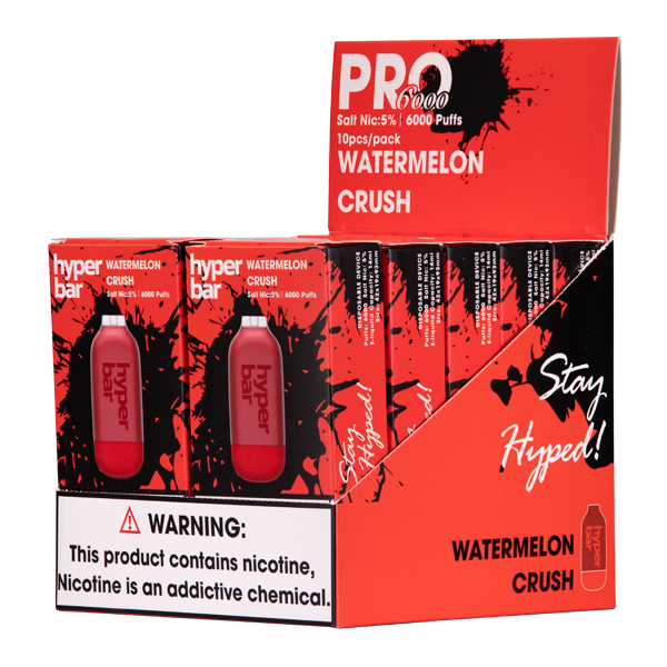 Watermelon Crush Hyper Bar Wholesale Vape 10-Pack