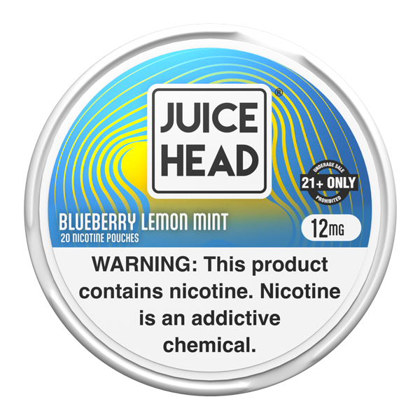Blueberry Lemon Mint Juice Head Nicotine Pouches 12mg for Wholesale