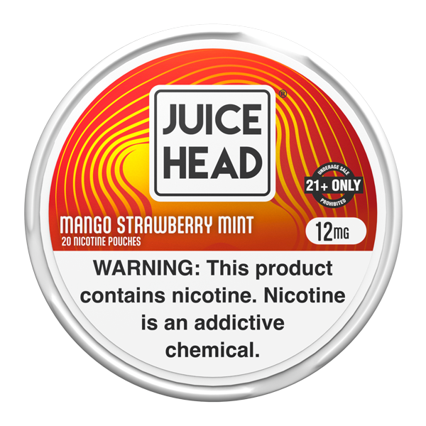 Mango Strawberry Mint Juice Head Nicotine Pouches 12mg for Wholesale
