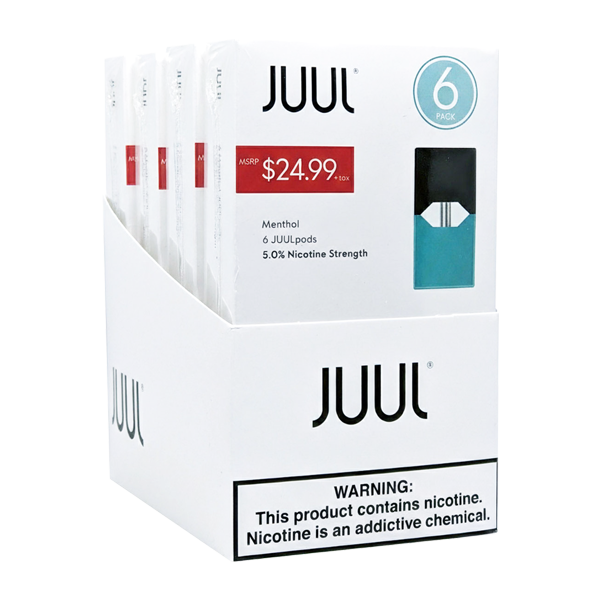 Menthol JUUL 6ct Pods for Wholesale