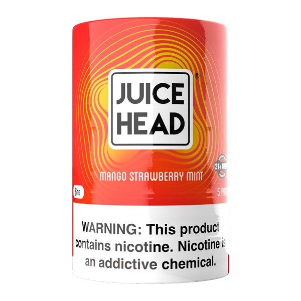 Mango Strawberry Mint Juice Head Nicotine Pouches 6mg 5-Pack for Wholesale