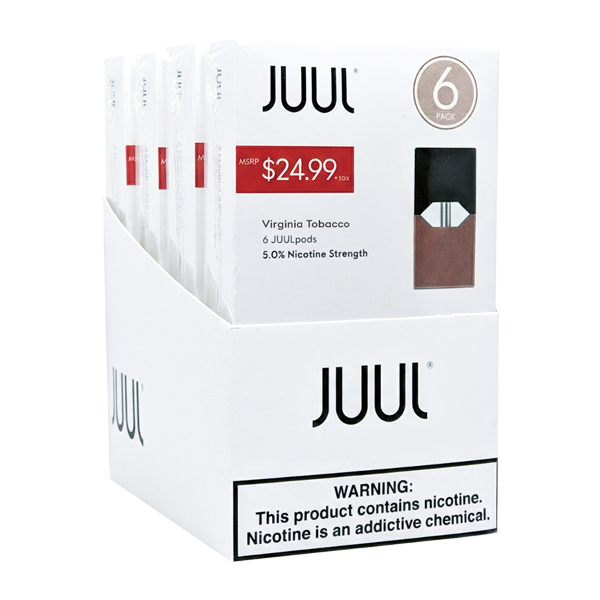 Virginia Tobacco JUUL 6ct Pods for Wholesale